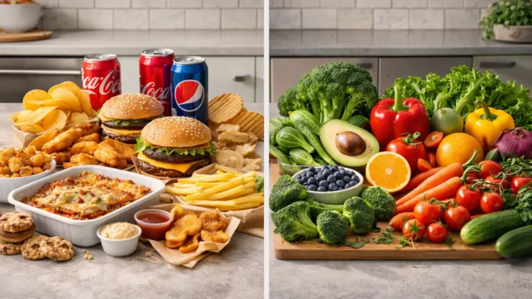 مخاطر الأطعمة المعالجة مقابل فوائد الطازجة على المزاج